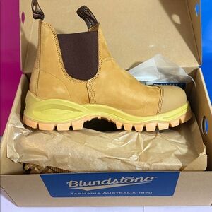 Blundstone 989 Wheat Safety Boots AU 9.5 (US Men 10.5)